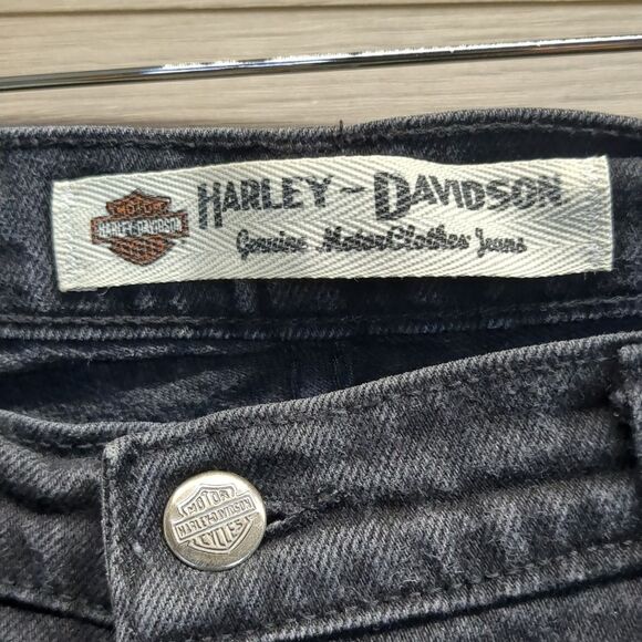 Harley Davidson Classic Motorcycle Jeans Women's Size 10 - Picture 6 of 12